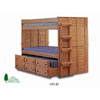 Solid Wood Bunk Bed w/Trundle Unit 3914_(PC)