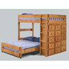 Full/Full Loft Bed w/Ten Drawer & Lingerie Chest 3927 (PC)