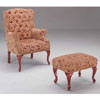 Wing Chair and Ottoman 3932B (CO)