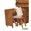 Solid Pine Wood Stool 380(PC)