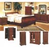 Louis Phillipe Cherry Finish Bedroom 3981_ (CO)