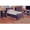 Black Matted Finish Bedroom Set