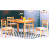 5-Pc All Natural Solid Wood Dinette Set 4005 (PJ)