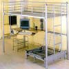 Computer Station Silver Twin Loft-Bed 4027(ML)