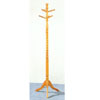 Oak Finish Coat Rack With Twist 4060 (CO)