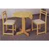 3-Pc Set Natural Finish Table And Chairs 4137-25 (CO)