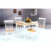 5-Pc Dinette Set In Natural/White Finish 4141-517 (CO)