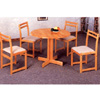 5-Pc Solid Wood Dinette Set In Natural Finish 4142-25 (CO)