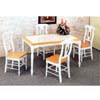 5-Pc Dinette Set In Natural/White Finish 4145-117 (CO)
