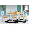 5-Pc Dinette Set In Natural And White 4147-21 (CO)