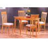 Solid Wood 5 Pc Finish Dinette Set 4158/4108 (PJu)