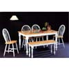 6-Pc Natural/ White Dinette Set 4160/4129/4110 (CO)