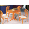 5-Pc Round Solid Wood Dinette Set 4175-53 (CO)