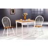 3-Pc Natural/White Table And Chairs Set 4191/4129 (COFS60)