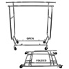All Steel Portable Garment Rack 01-020-CHROME(AZFS96)