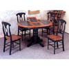 5-Pc Solid Dark Oak And Green Dinette Set 4252/4116 (CO)