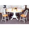 5-Pc Dining Set In Natural/White 4253/4129 (CO)