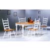 5-Pc Dinette Set In Natural/White 4258/4703 (CO)