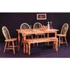 All Natural 6-Pc Dinette Set 4361/4127/4118 (COu)