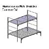 Master Stacker Twin/Full Bunk Bed 440517(LP)