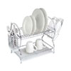 Chrome Plated  2 Tier Dish Rack 441_(KDY9)