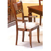 Solid Wood X Back Arm Chair 4425 (CO)