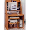 Oak Finish Computer Desk With Bookcase 4513 (CO)