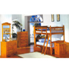 Twin-Twin Convertible Bookcase Bunk Bed  4521PNE (ML)