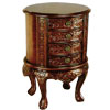 Hand Carved Accent Table 4645WN (ITM)