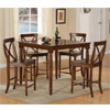 5-Pc Counter Height Dining Set 4804 (WD)