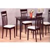 5-Pc Espresso Finish Dining Set 4833 (WD)