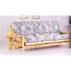 Natural Finish Futon Sofa With Side Tray 4849 (CO)