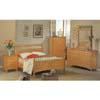 5-Piece Sleigh Bedroom Set In Maple Finish 494_ (CO)