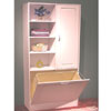 Linen Cabinet w Laundry Hamper 4DC-76423(4DFS)