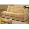 Tan Microfiber Futon Sofa Bed 500781 (CO)