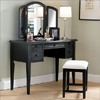 Antique Black Vanity Set 43 In. 502-290(PW)(Free Shipping)