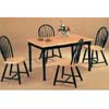 5-Pc Natural/Black Finish Dinette Set 5149/4130 (CO)