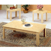 3-Pc White Wash Coffee And End Table Set 5157 (CO)