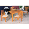 5-Pc Dinette Set In Oak Finish 5250-51 (CO)