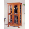 Solid Oak Curio Cabinet with Double Doors 5805(CO)