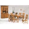 7-Pc Pine Finish Dining Set 5901 (CO)