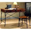2-Pc Set Wood And Metal Desk & Chair Set 5930 (CO)