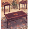Cherry Coffee/End Table Set W/ Star Design 6025 (A)