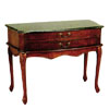 Marble Top Hall Table w/ Drawers 6059WN-GR (ITM)