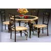 Round Antique Bronze Dinette Set 6201-45/502 (WD)