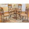5 Pc Marble Top Dining Set 6239-45/50 (WD)