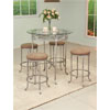 5-Pc Counter Height Dinette Set 6252-C5 (WD)
