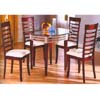 5-Pc Cherry/Metal Dining Set 6268-45/50 (WD)