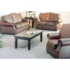Mocha Leather Sofa Set  6289 (IEM)