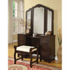 Espresso Vanity Set With Mirror 6652/3 (A)